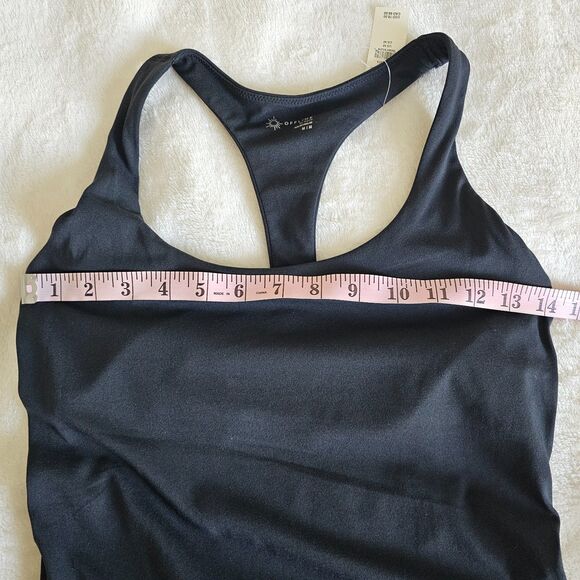 NWT Offline by Aerie Real Me Hot Stuff Black Athletic Romper Size M - Picture 6 of 7